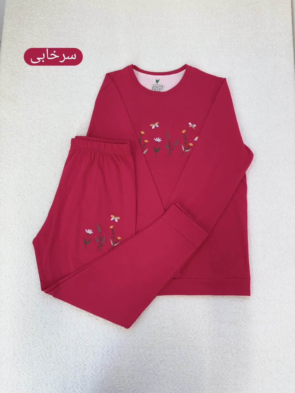 ست بلیز شلوار زنانه گلدوزی 5105